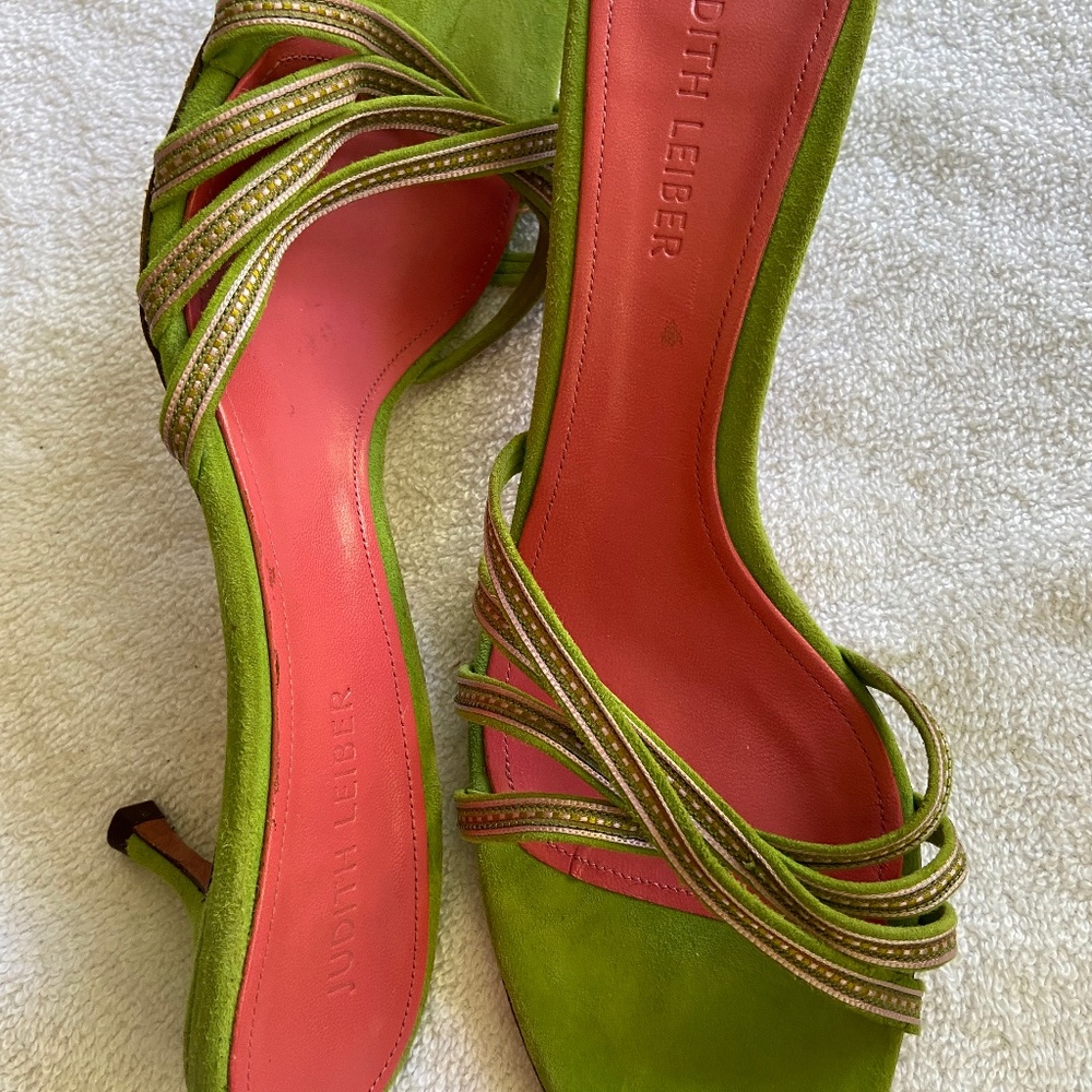 Judith Leiber shoes heels Size 10 NWOT